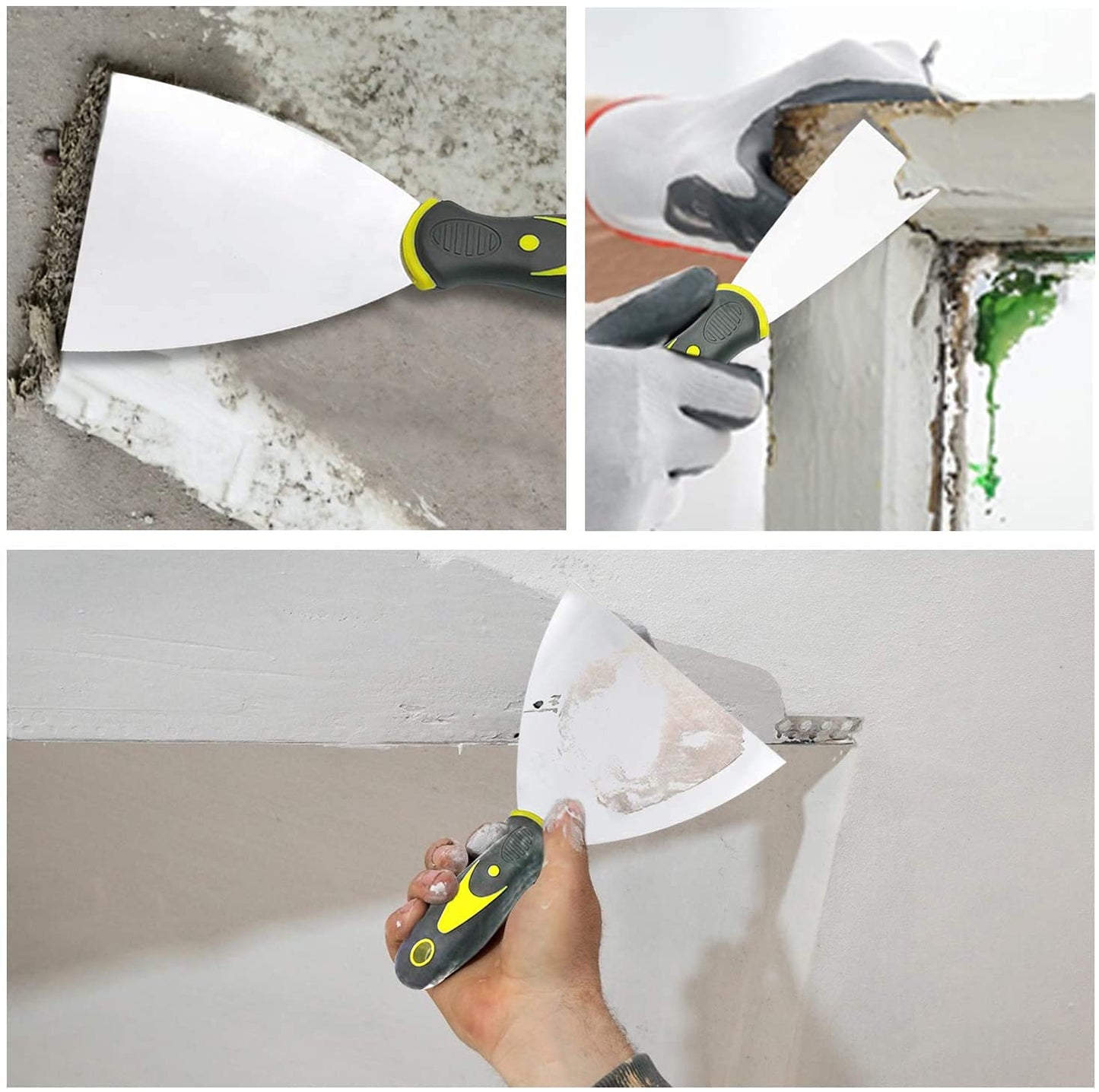 Craftvio Wall Putty Knife Set – Multi-Size Putty Scrapers for Drywall Finishing, Plaster Smoothing & Patching