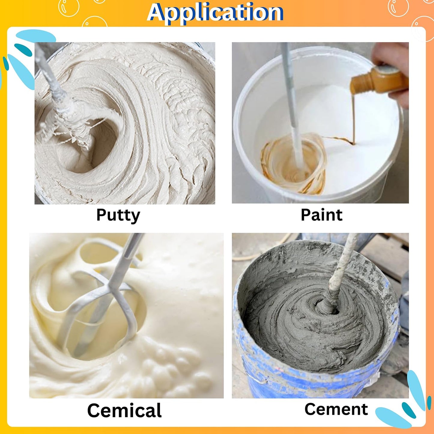 Syntora Putty Mixer Machine – Fast Blending Tool for Smooth, Lump-Free Paint & Wall Mixtures