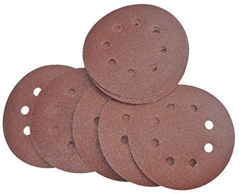 Evoltex 5-Inch Sanding Disc Set with Lock Nut and 5 Premium Sandpapers for Angle Grinder Use