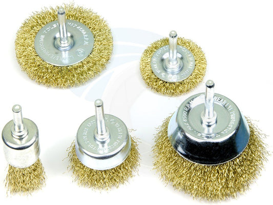 Xandrite Multipurpose Wire Brass Brush Set – Ideal for Paint, Rust, and Debris Removal Tasks